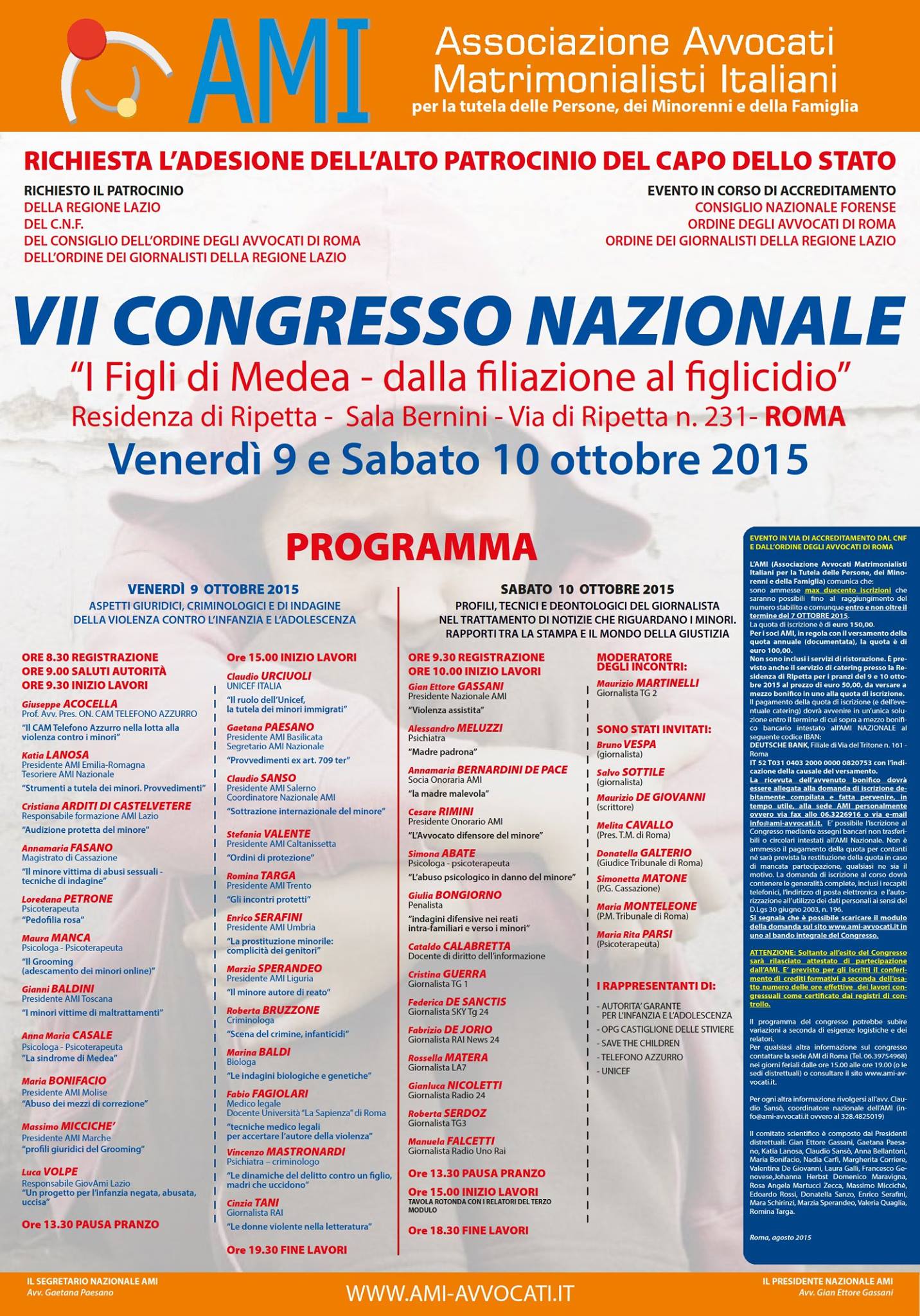 Congresso AMI 9 - 10 ottobre 2015